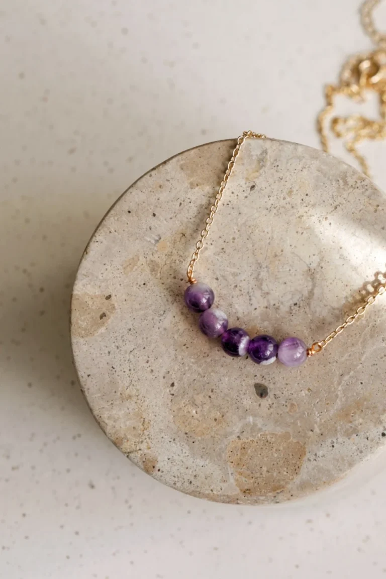 🔥 Today’s Hot Pick: Amethyst 5 Ball Pendant Necklace