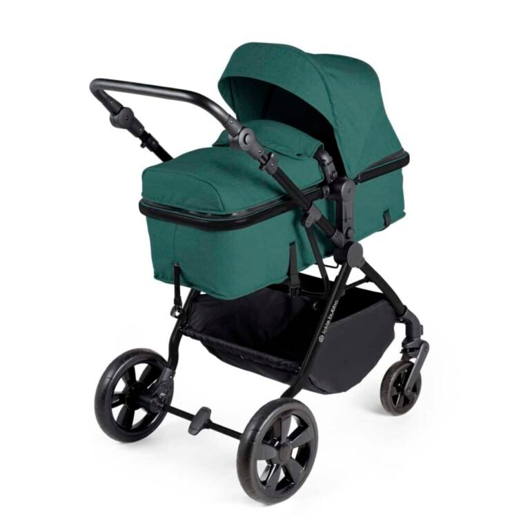 Limited-Time Offer: Ickle Bubba Comet 2 in 1 Pushchair (Frame: Black, Fabric Colour: Teal, Handle Bars: Black)